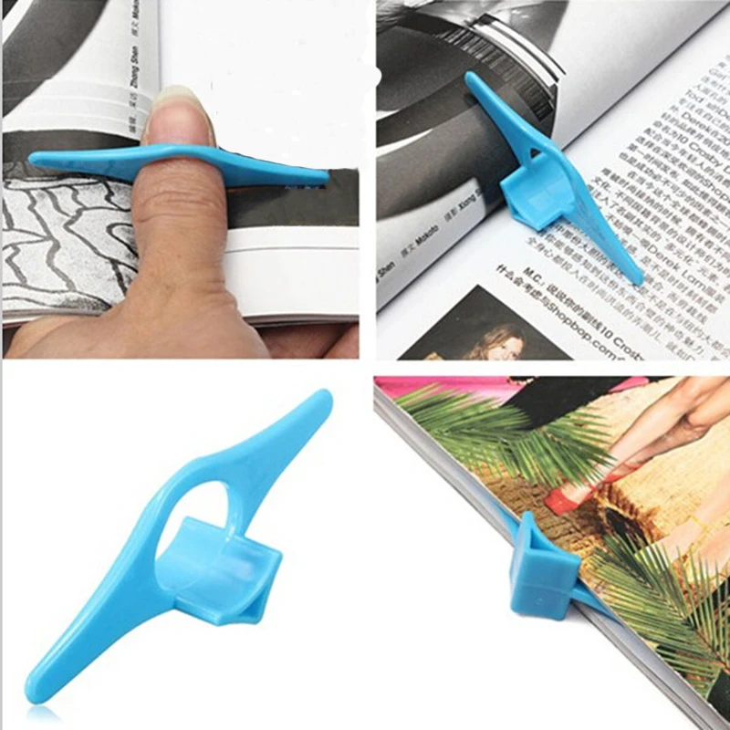 

5pcs Thumb Convenient Multifunction Book Holder Bookmark Finger Ring Book Markers Creative Kids Gifts School Stationery