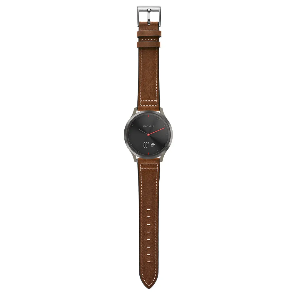 Роскошный кожаный ремешок Ouhaobin 20 мм для Garmin vivomove HR сменный браслета смарт