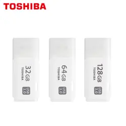 100% Оригинал TOSHIBA U301 USB 3,0 128 Гб 64 ГБ 32 ГБ USB флэш-накопитель белый накопитель мини флеш-накопитель Флешка U флэш-накопитель