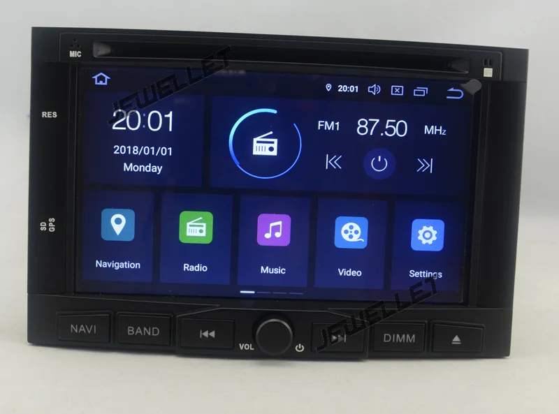 Восьмиядерный IPS экран Android 10 автомобильный DVD GPS Радио Навигация для Citroen Berlingo peugeot