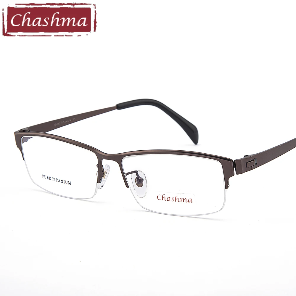 Мужские очки с длинными дужками Chashma оправа из чистого титана Gafas|temples eyeglasses|frame