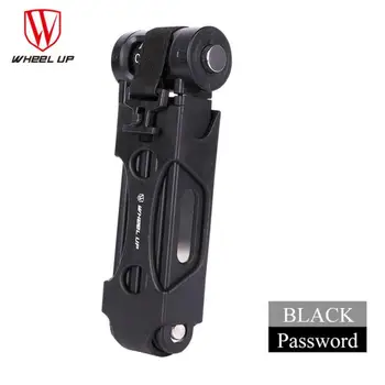 

WHEEL UP Folding Bike Lock Anti-cut Safety MTB Road Bicycle Foldable Lock Anti-theft Alloy Steel Cycling Lock Key Password Locks