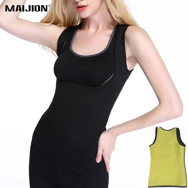 MAIJION Hot font b Fitness b font Running Vest Corsets Women Slimming Tank Tops Sport Waist