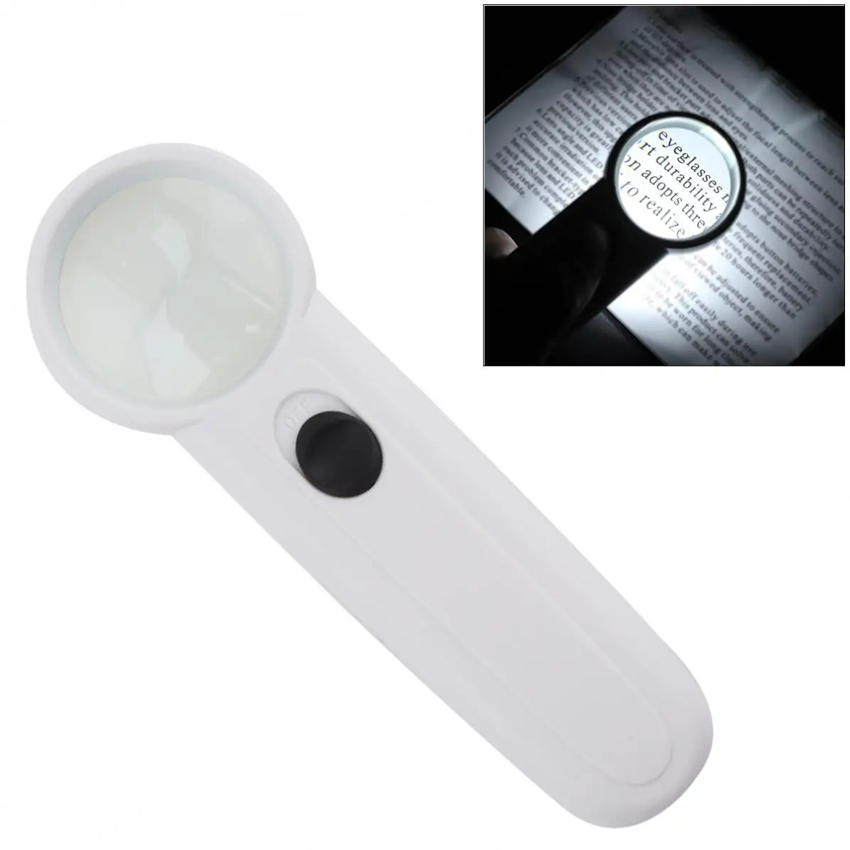 15X Multifunctional Glasses Magnifier Portable Handheld High Definition