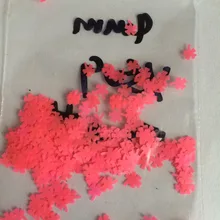 Неоновый оранжевый устойчивы к воздействию растворителей Клевер блестит для uv гель лак для ногтей, делая