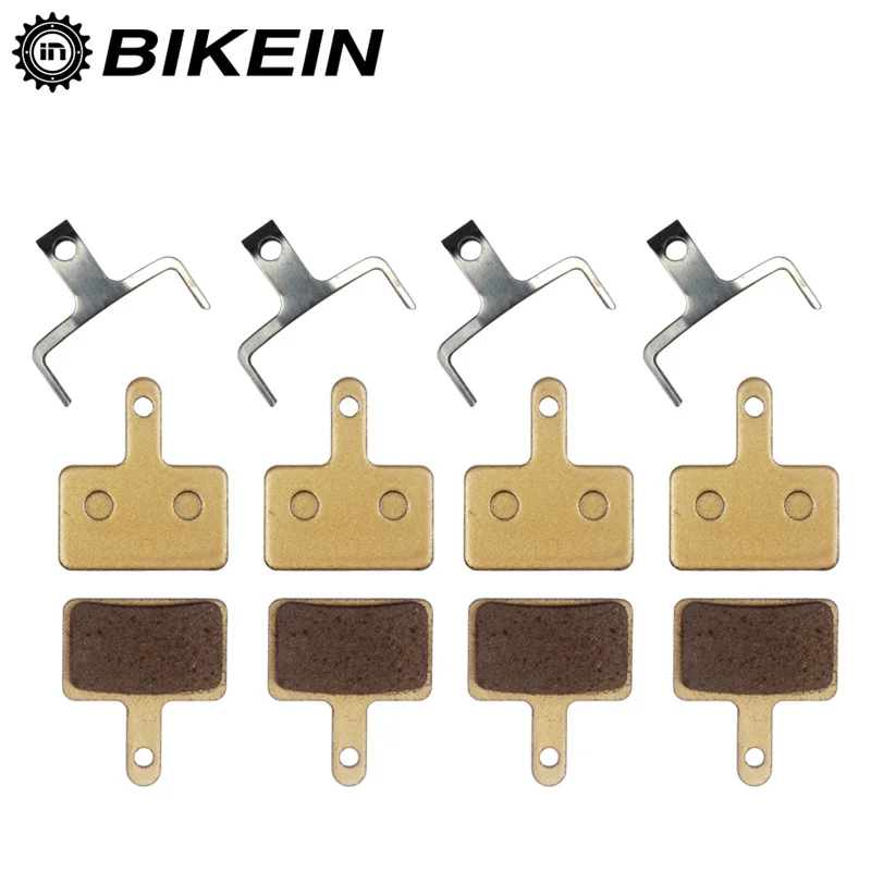 Bikein 4 пары Велосипедный Спорт Металл диск Тормозные колодки для Shimano M375 M395 M416 M445 M446