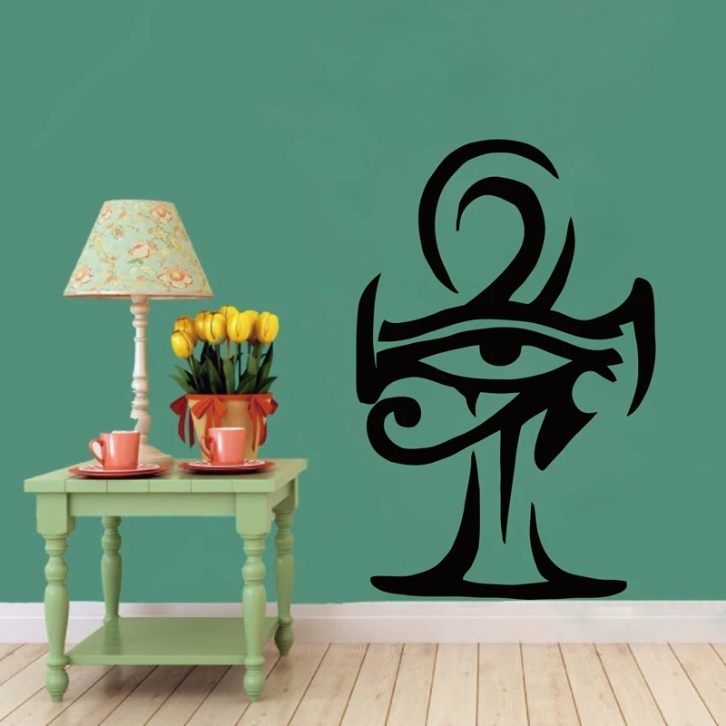 

Egypt Decals Egyptian Ankh God Pharaoh Cat Wall Sticker Seth Ra Ankh Ancient Art Decor