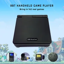 GB Station Light boy Handheld Game Player with Bulit-in 142 Games