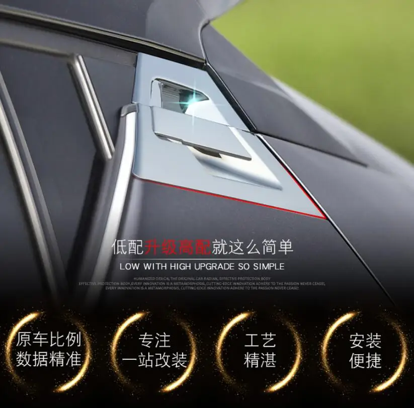 1 Set Multifunction ABS Chrome Side Door Handle Bowl Protector Cover Trim For TOYOTA C-HR 2017 Exterior Car Styling Accessories |