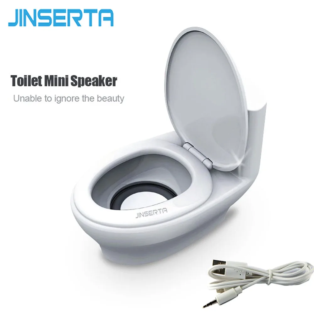 JINSERTA Mini Usb интерфейс Туалет динамик s компьютер маленький динамик s мини стерео проводной динамик музыкальная звуковая коробка необычный подарок