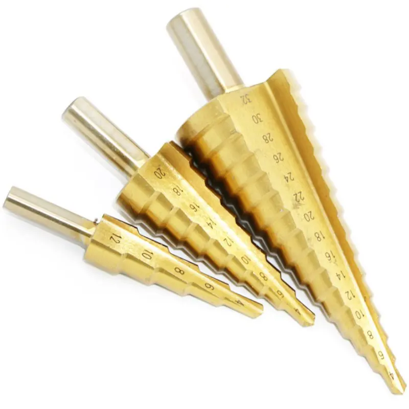 New 3 Pcs Useful Hex Shank Quick Release Metric Drills Titanium Hss