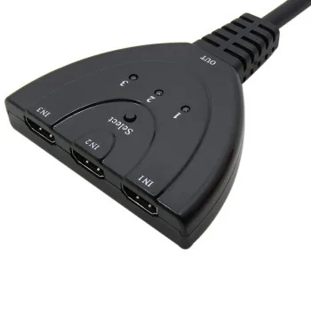 HDMI 3X1 3 порта в 1 выход Pigtail переключатель HDCP 1080P HD Hub V1.4B сплиттер адаптер кабель для