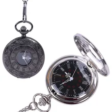 Vintage Roman Numerals Quartz Pocket Watches Black Pendant Chain Clock Birthday Gift pocket watch Fashion accessories цена Vintage Roman Numerals Quartz Pocket Watches Black Pendant Chain Clock Birthday Gift pocket watch Fashion accessories цены онлайн
