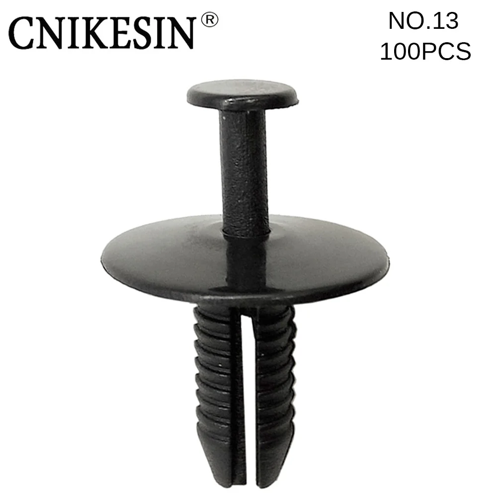 

CNIKESIN #13 100PCS 7mm for BMW 357 Series Auto Bumper Decorative Board Fender Plastic Clips Push Type Swelling Fastener Clip