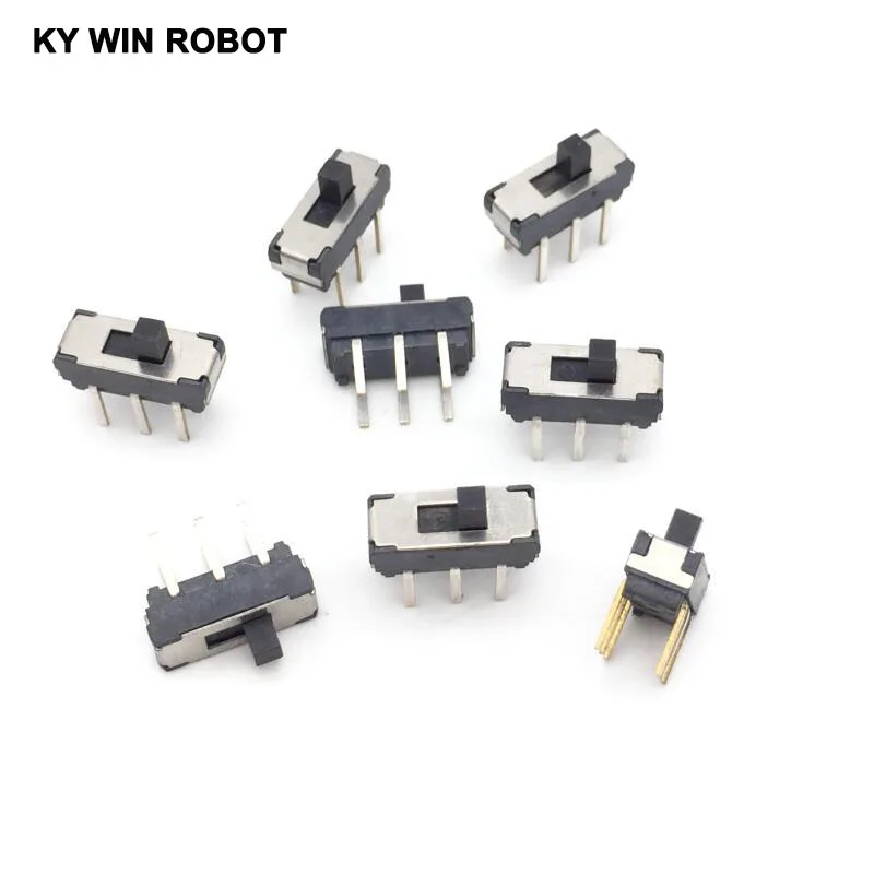 

20pcs Toggle Switches MSS-22D18 MSS22D18G2 double 6 feet two block MSS-22D18G2 2P2T handle high 2MM