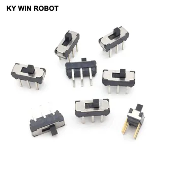 

20pcs Toggle Switches MSS-22D18 MSS22D18G2 double 6 feet two block MSS-22D18G2 2P2T handle high 2MM