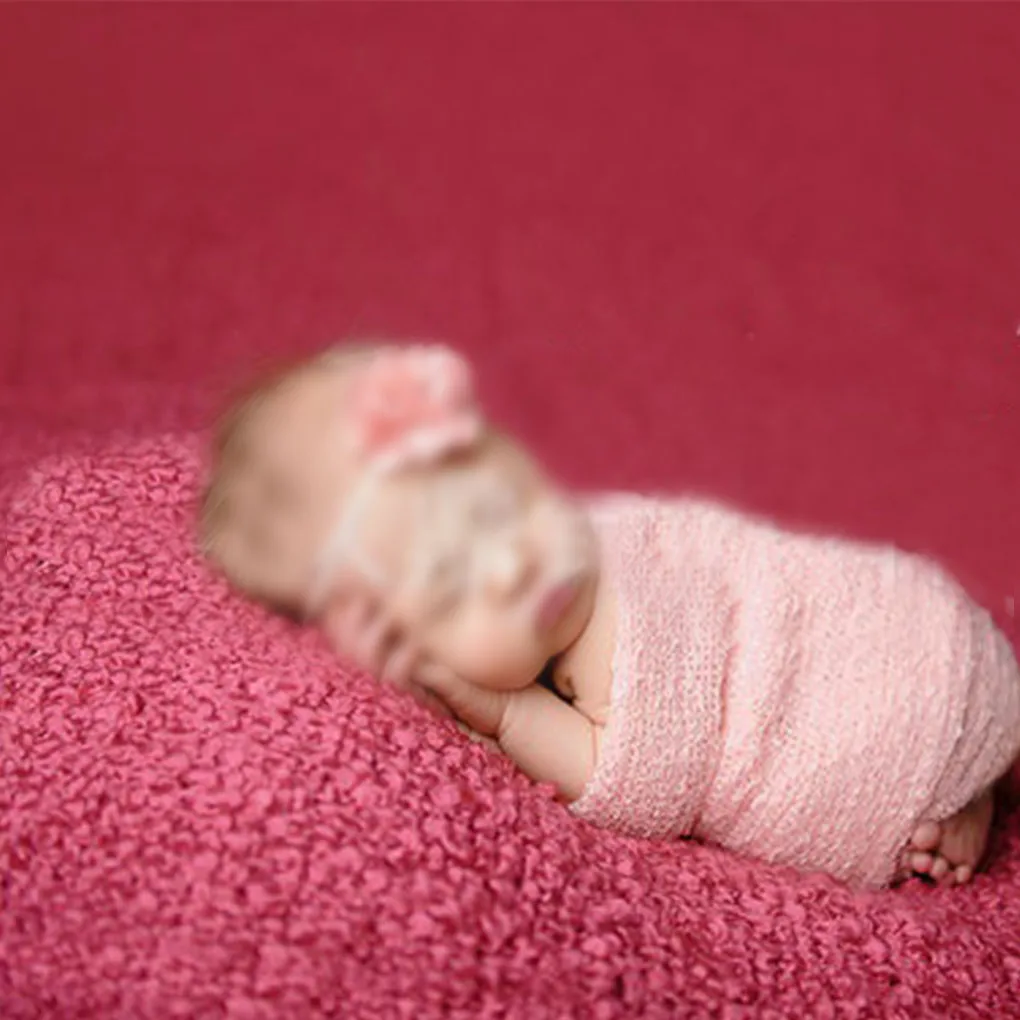 Обертывания для новорожденных, реквизит для фотосессии, одеяло, обертывания, тянущаяся трикотажная ткань, аксессуары, одеяло s