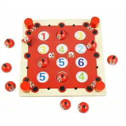 Мультфильм памяти шахматы B Детские развивающие игрушки Цвет познания деревянные игрушки головоломки обучающие игрушки для детей