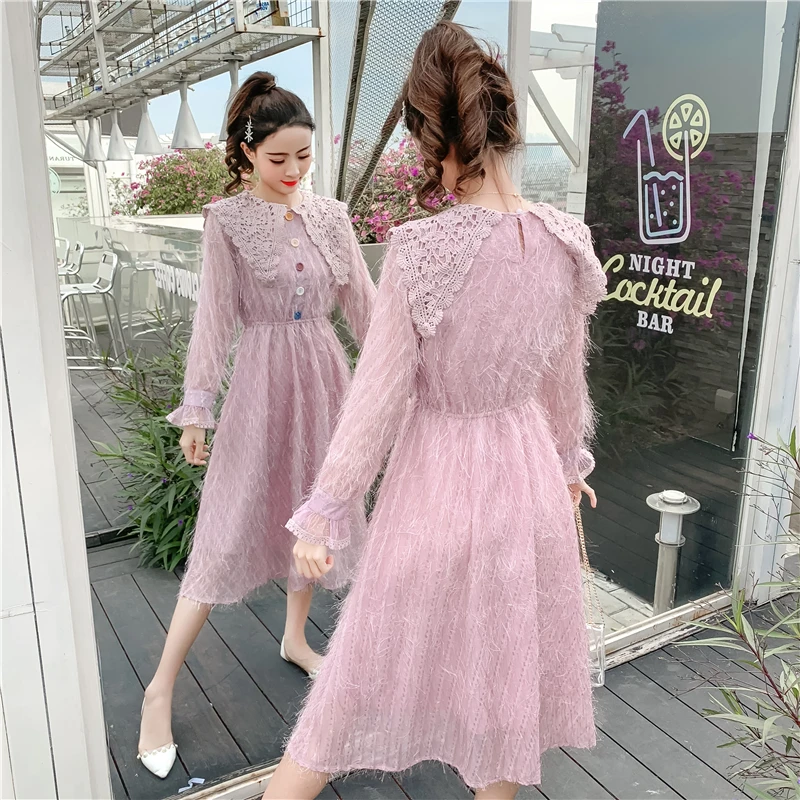 Mujer flores bordado encaje vestido de fiesta manga larga princesa vestido Vintage vestido de Mujer elegante, vestido de Ropa de Mujer 81i3 Mujer flores bordado encaje vestido de fiesta manga larga princesa vestido Vintage vestido de Mujer elegante, vestido de Ropa de Mujer 81i3