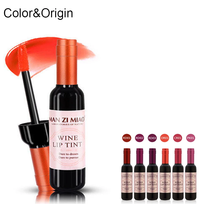 Red Wine Matte Lip gloss Tint Lip gloss Waterproof Lip gloss Liquid