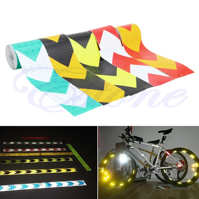 

2"X118" 3M Night Reflective Safety Warning Conspicuity Tape Strip Arrow Sticker R06 Drop Ship
