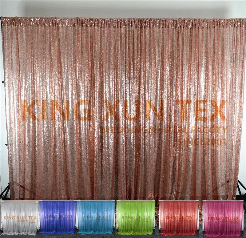 

20ft x 10ft Party Sequin Backdrop Curtain Photo Booth Panel Sequin Stage Background For Weddiing Festival Decoration