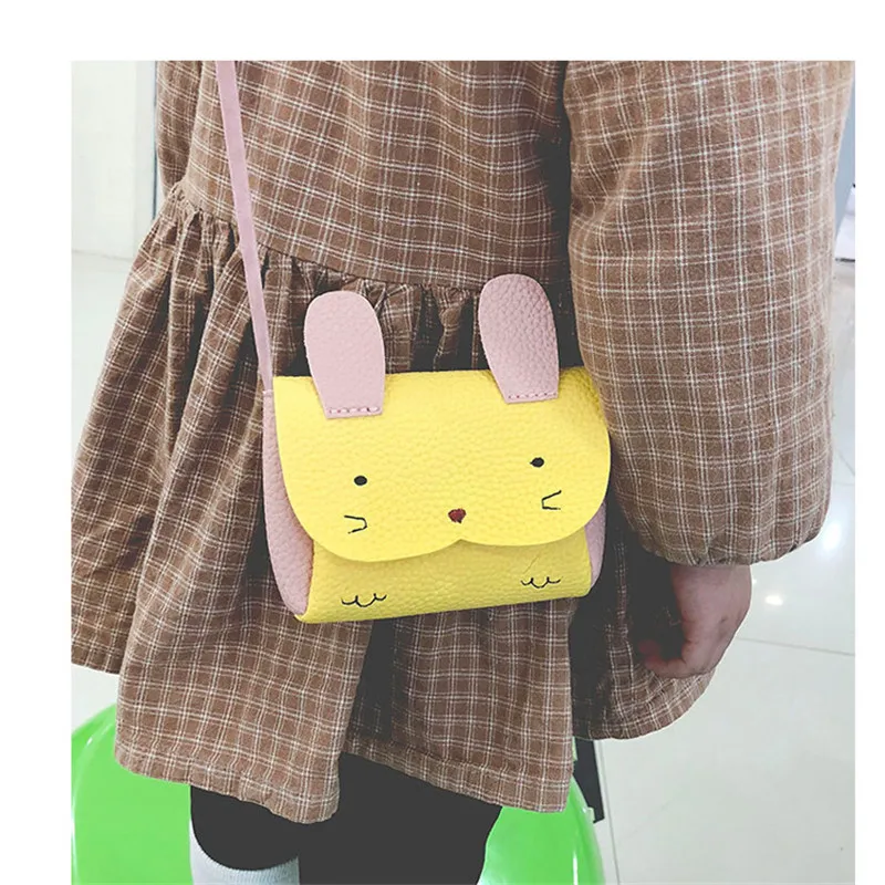 Cute rabbit Shape Children Shoulder Bag Fashion Girl Shoulder Messenger