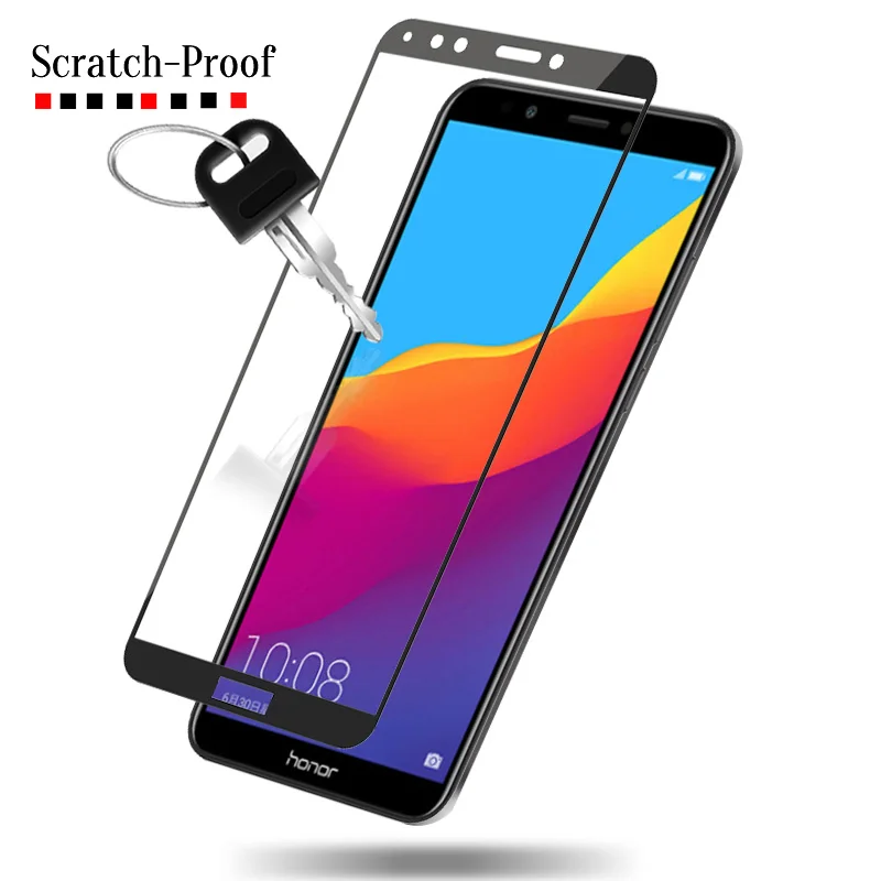 Защитное 3D стекло для Honor 7A 7C Pro защитная закаленная пленка Huawei On защита экрана