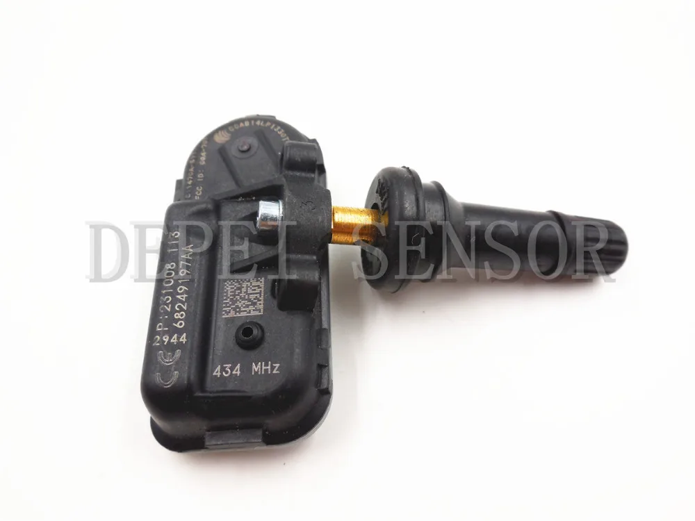DPQPOKHYY (x1)Tire Pressure Monitor Sensors for Ram 1500 3500 Jeep Cherokee 68249197AA 434MHZ