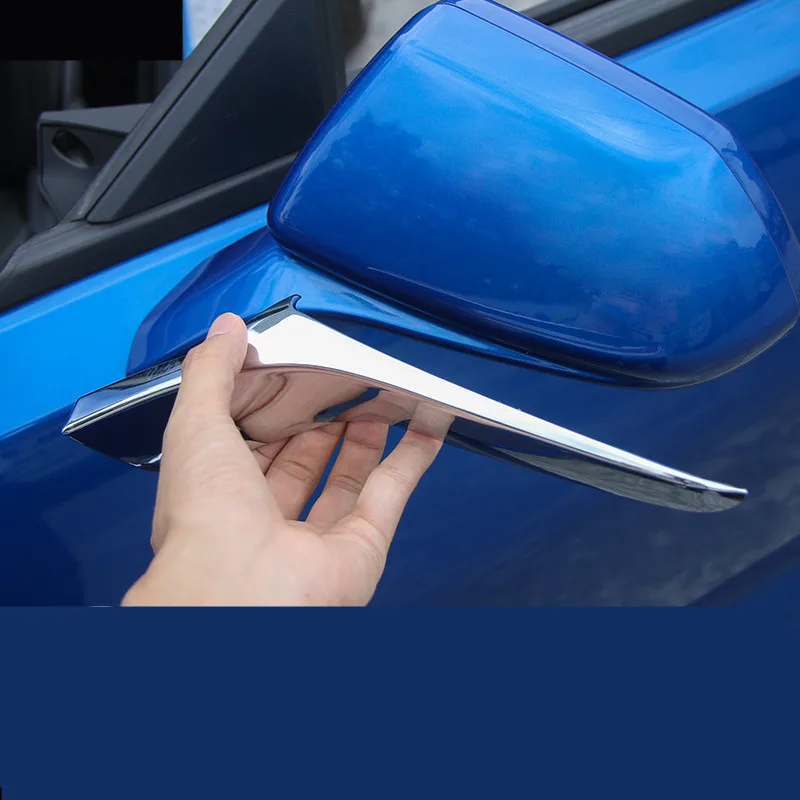 Чехлы для зеркал заднего вида из АБС пластика Chevrolet Camaro 2017 2018 ACA022|Хромирование| |