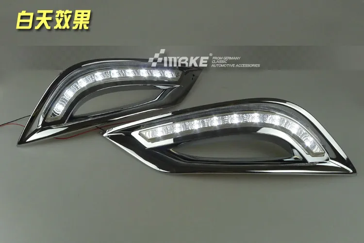 

for Hyundai Sonata G8(8th) LED DRL LED Daytime Running Light with 9 LED chips Excellent CAR-Specific for free shipping