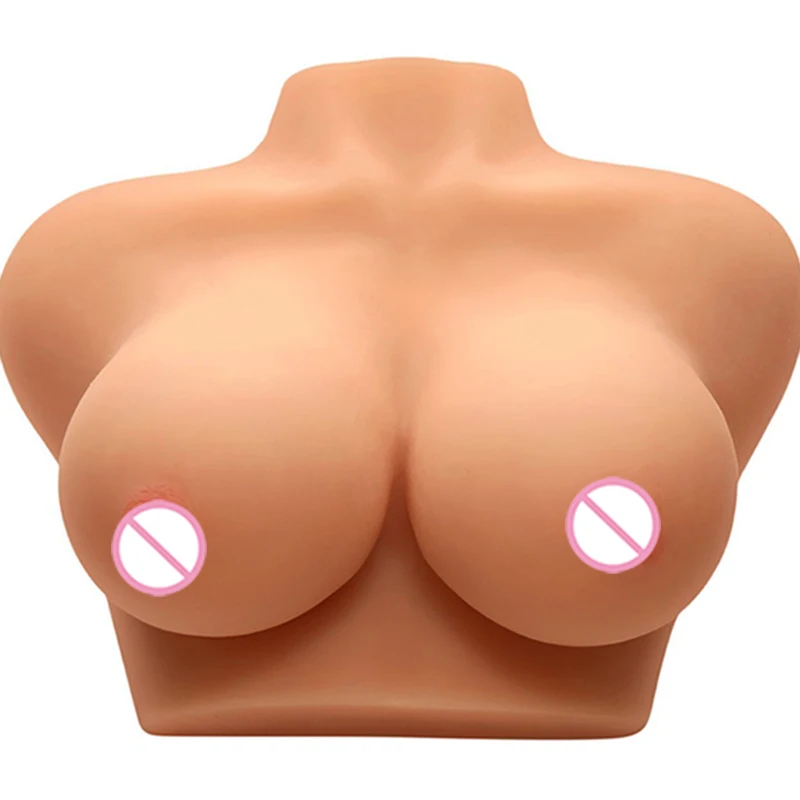 Realistic Women Big Breast Lifelike Soft Medical Silicone Tits font b Sex b font font b