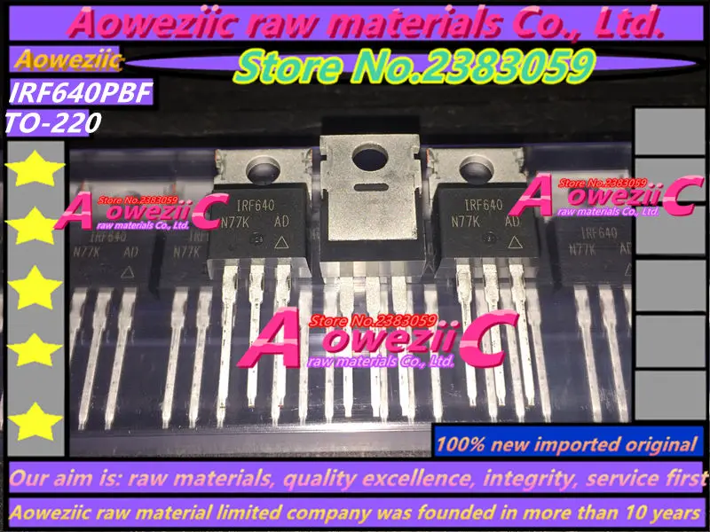 Aoweziic+ 10 шт-50 шт новые импортные оригинальные IRF640 IRF640PBF TO-220 MOS FET 18A 200V