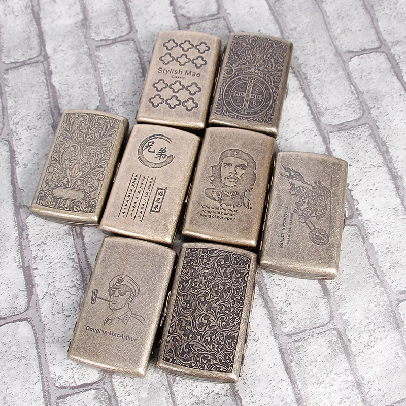 

1pc New Metal Cigarette Case Holder Pocket Box Storage Container Vaporizer New Tobacco Holder