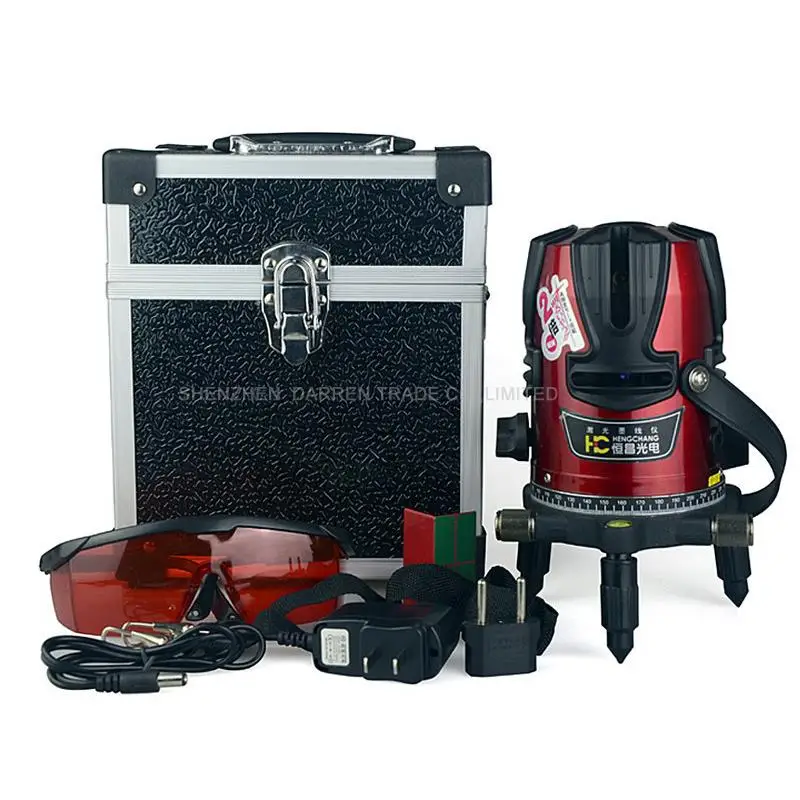 

Free by DHL 4pcs  8 Lines 9 Point Laser Level (4V4H9P) Rotary Cross Level Laser Line (Self Levelling Within 3 Degrees) LL01
