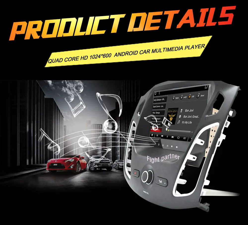 Cheap Android 8.1 gps for Ford Focus 3 2012 2013 2014 2015 Car Radio Tape Recorder Stereo WIFI RDS Car dvd multimedia Player 1