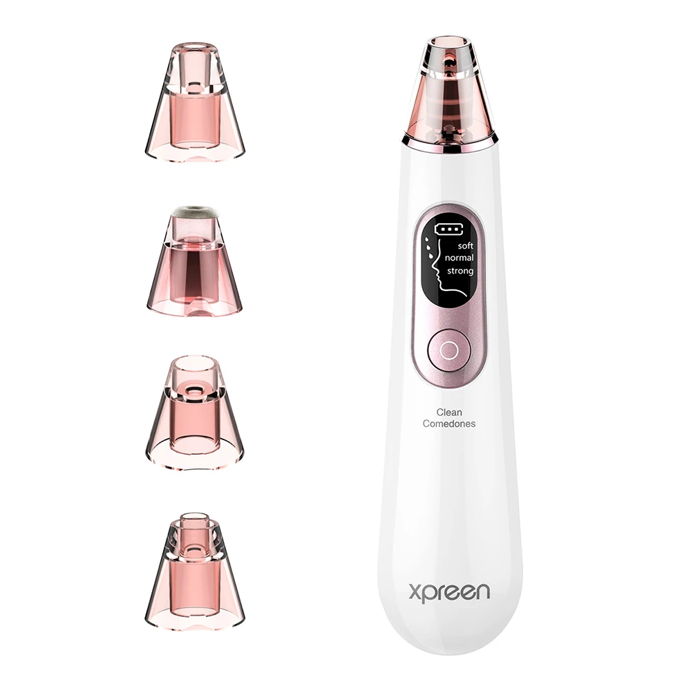 

Electric Blackhead Remover for Skin Care USB Charging Vacuum Suction Pore Cleaner with LCD Screen Blackhead Removal Tools