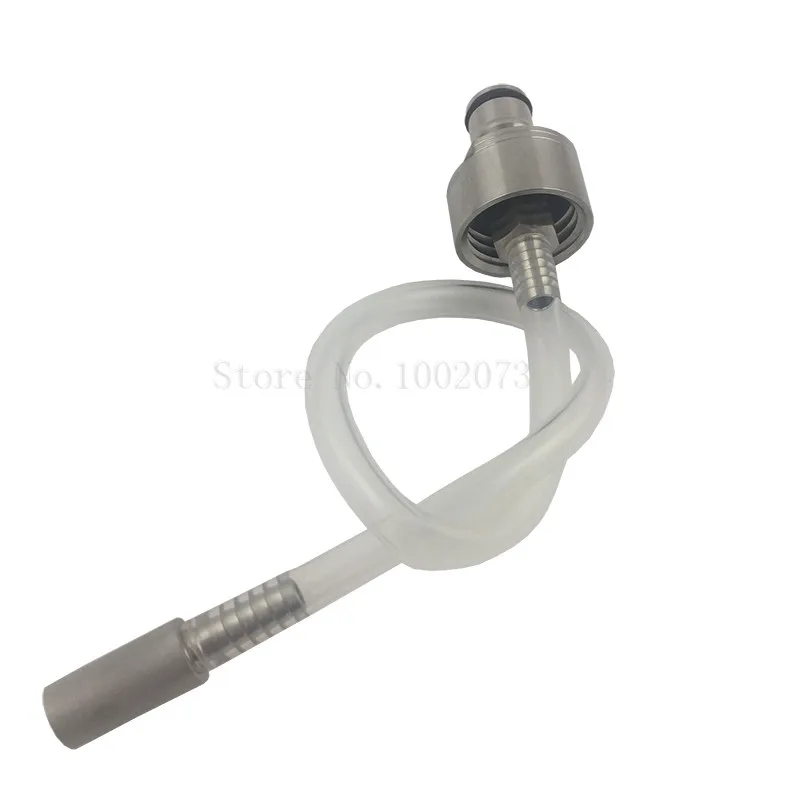 

Homebrew Carbonating Kit, Stainless Steel Carbonation Cap with 2 Micron Diffusion Stone and 12'' Silicone Tube