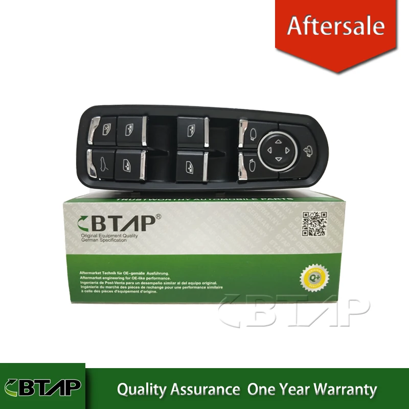 

BTAP German Specification 7PP959858MDML CAR PART POWER WINDOW LIFTER SWITCH For Porsche Panamera Cayenne Macan 7PP959858RDML