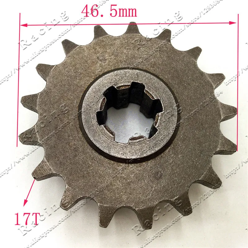 Передняя Коробка передач Звездочка T8F 11 14 17 20 т 20 зубчатая шестерня для 47cc 49cc Minimoto мини Грязь велосипед ямы мопед скутер