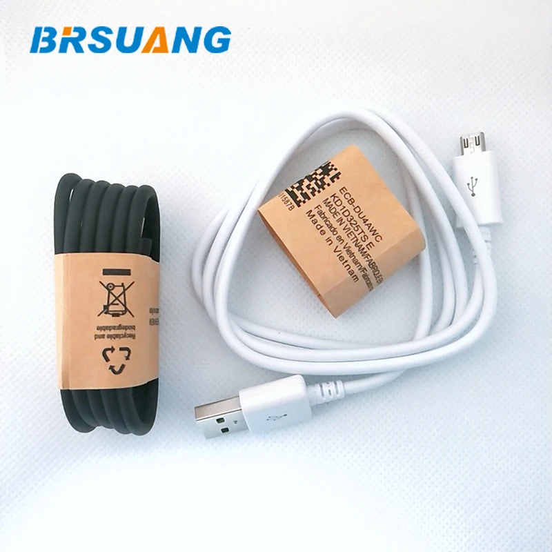 50 шт./лот BRSUANG 1 м Micro USB данных быстрое зарядное устройство кабель конвертер совместим с Android телефон для samsung huawei Xiaomi Nokia