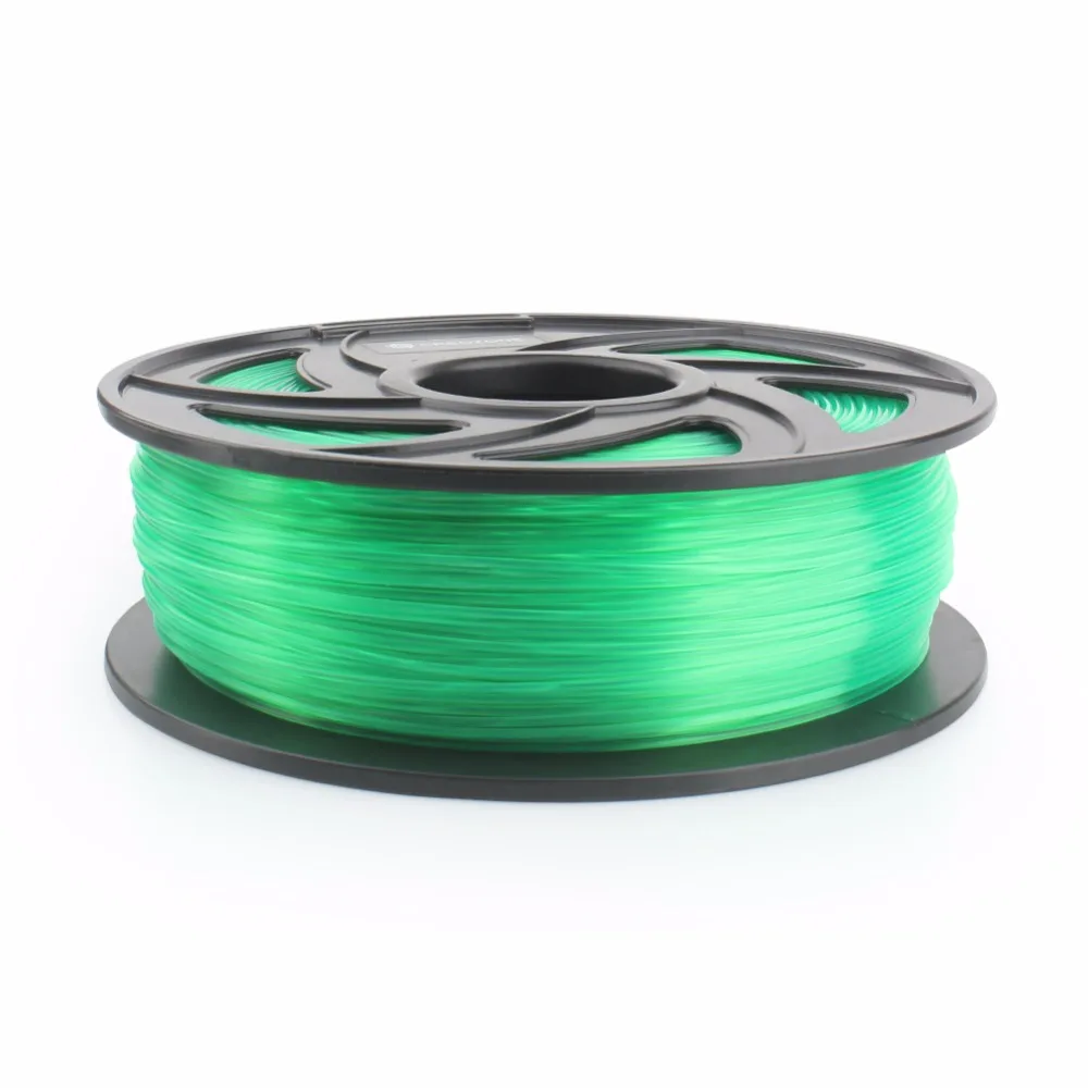 CREOZONE PLA нить 1,75 мм 1 кг PLA пластик для 3d принтера материалы для 3d-печати прозрачный зеленый цвет