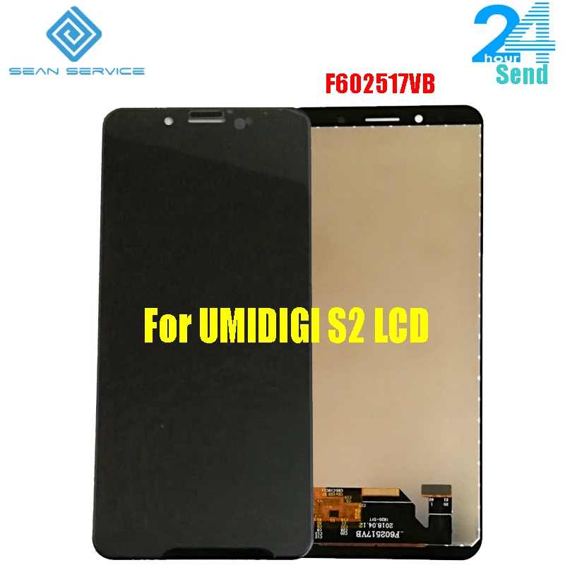Дешево 6,0 дюймов для UMIDIGI S2 font b lcd b font дисплей + кодирующий преобразователь сенсорного экрана в сборе оригинальный font b lcd b font + сенсорный дигитайзер F602517VB