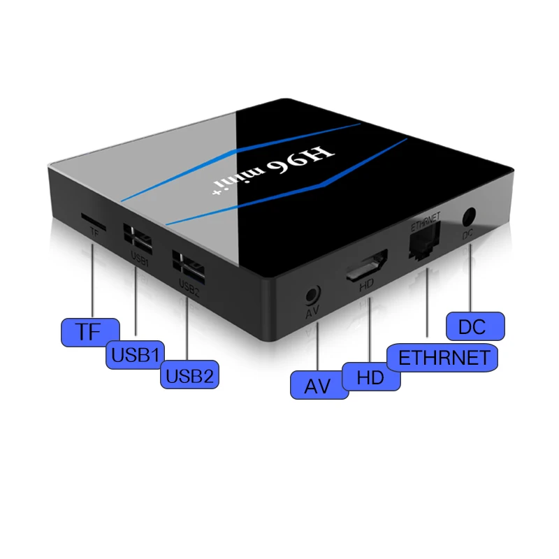 ТВ приставка h96mini + tvbox Android 7 1 2 Гб 16 четырехъядерный процессор Amlogic S905W 4 ГГц WiFi