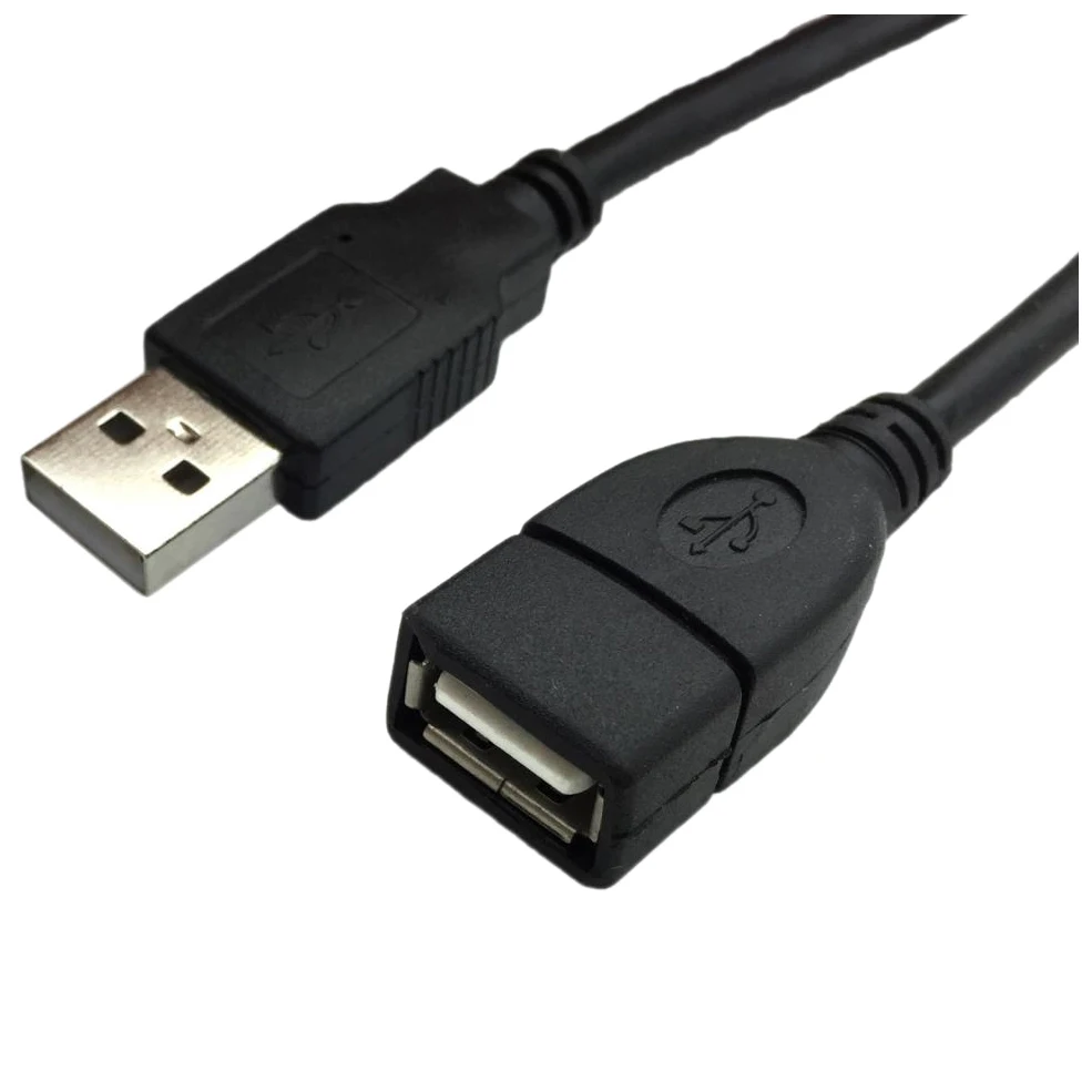 

TOP USB Extension Data Cable 2.0 A Male to A Female Long Cord for Computer, 5 meter Black
