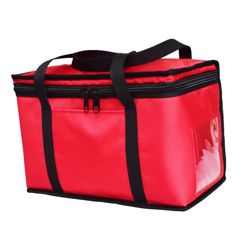 New Large Thickening Cooler Bag Ice Pack Insulated lunch Pizza Bags Fresh Food Delivery Container Box Shoulder Handbag Suitcase 42l insulation bag pizza takeaway ice pack lunch cake refrigerated travel cooler box double shoulder handbag waterproof suitcase