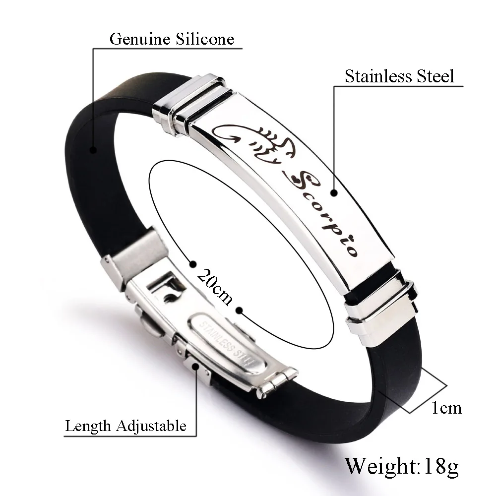 Women Bracelets Constellations Signs Personality 12 Zodiac Sign 12 For Wom