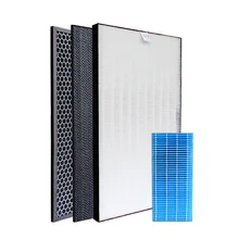 4pcs/sets For Sharp KC-CE50/CE60-N/W CG605 Air Purifier Heap Filter 450*270*38mm+Actived Carbon Filter 450*270*10mm+Water Filter