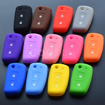 

100pcs/lot 2 Buttons Silicone car Key Cover Case For Nissan Qashqai J11 X-trail Murano MAXIMA ALTIMA Juke key Car styling