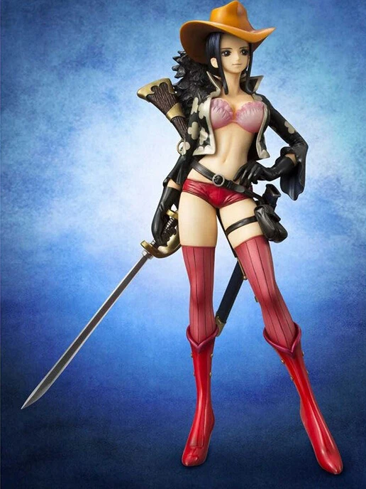 

23cm ONE PIECE ONEPIECE Nico Miss Allsunday Robin Action Figure Model Collectible Toys Dolls Anime Cartoon xmas gift